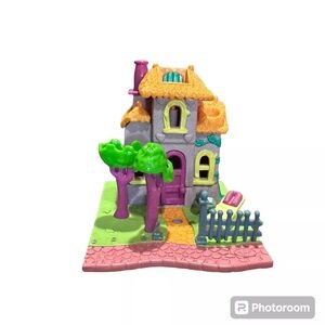 1994 Bluebird Polly Pocket Animal Wonderland Playset Giraffe House As Is